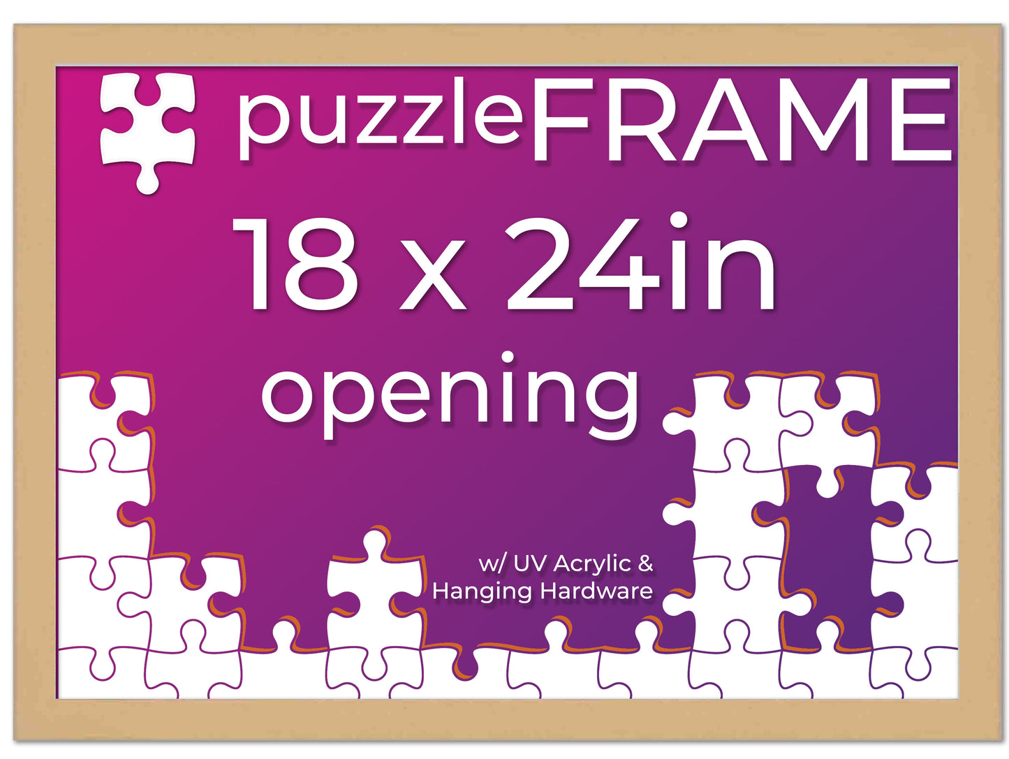 Natural Frame for Jigsaw Puzzles