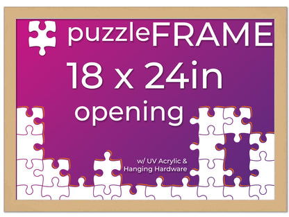 Natural Frame for Jigsaw Puzzles