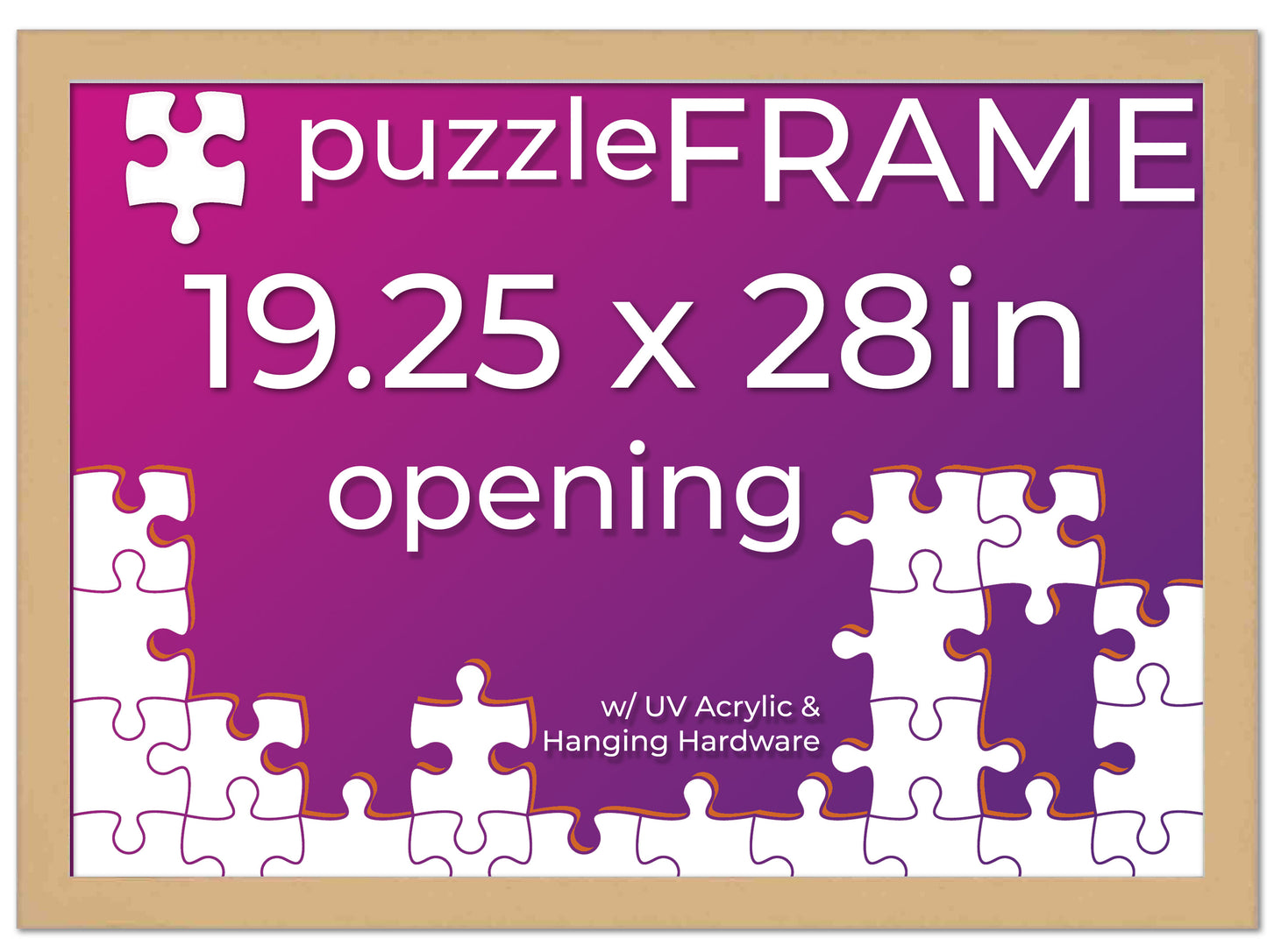 Natural Frame for Jigsaw Puzzles