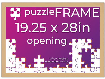 Natural Frame for Jigsaw Puzzles