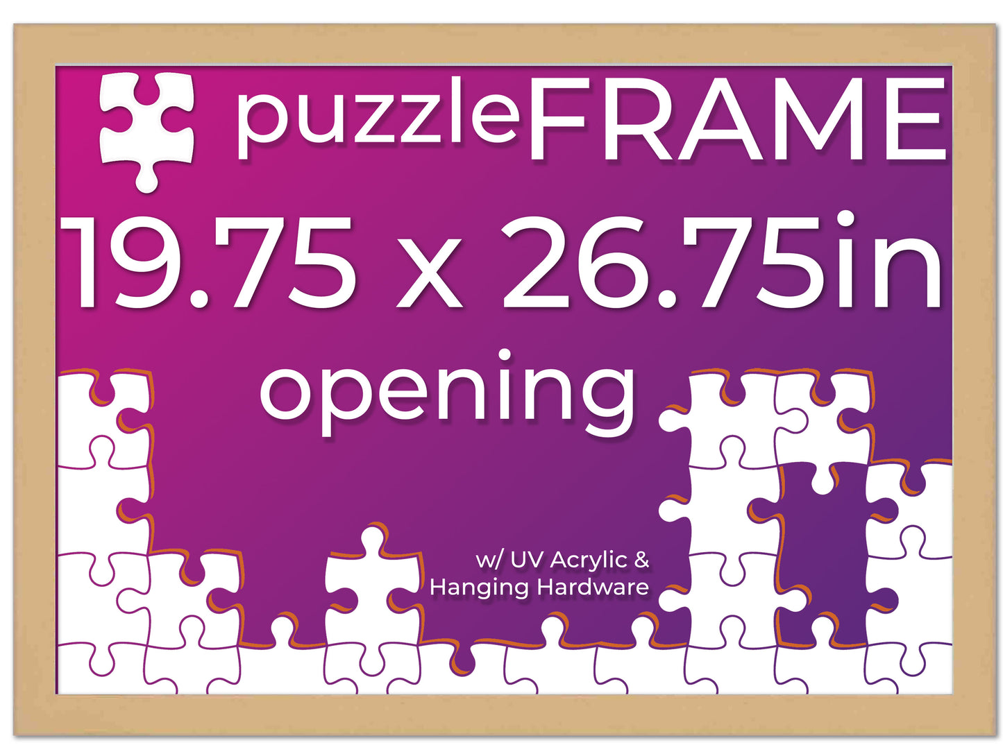 Natural Frame for Jigsaw Puzzles