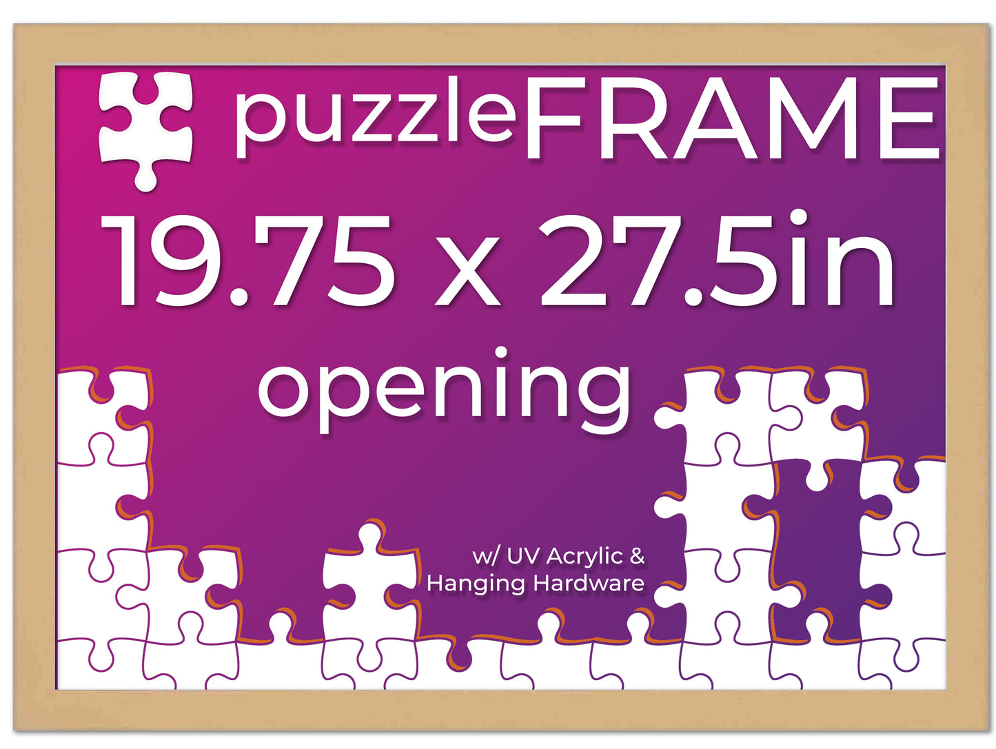Natural Frame for Jigsaw Puzzles