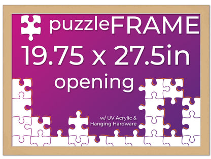 Natural Frame for Jigsaw Puzzles
