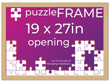 Natural Frame for Jigsaw Puzzles