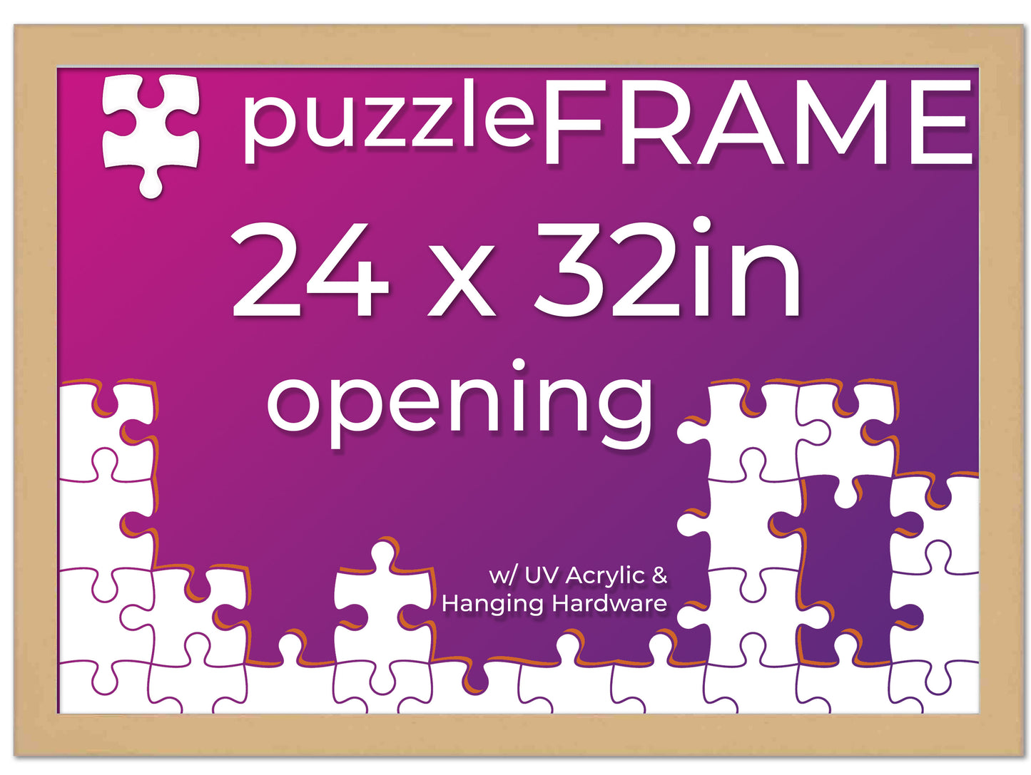 Natural Frame for Jigsaw Puzzles
