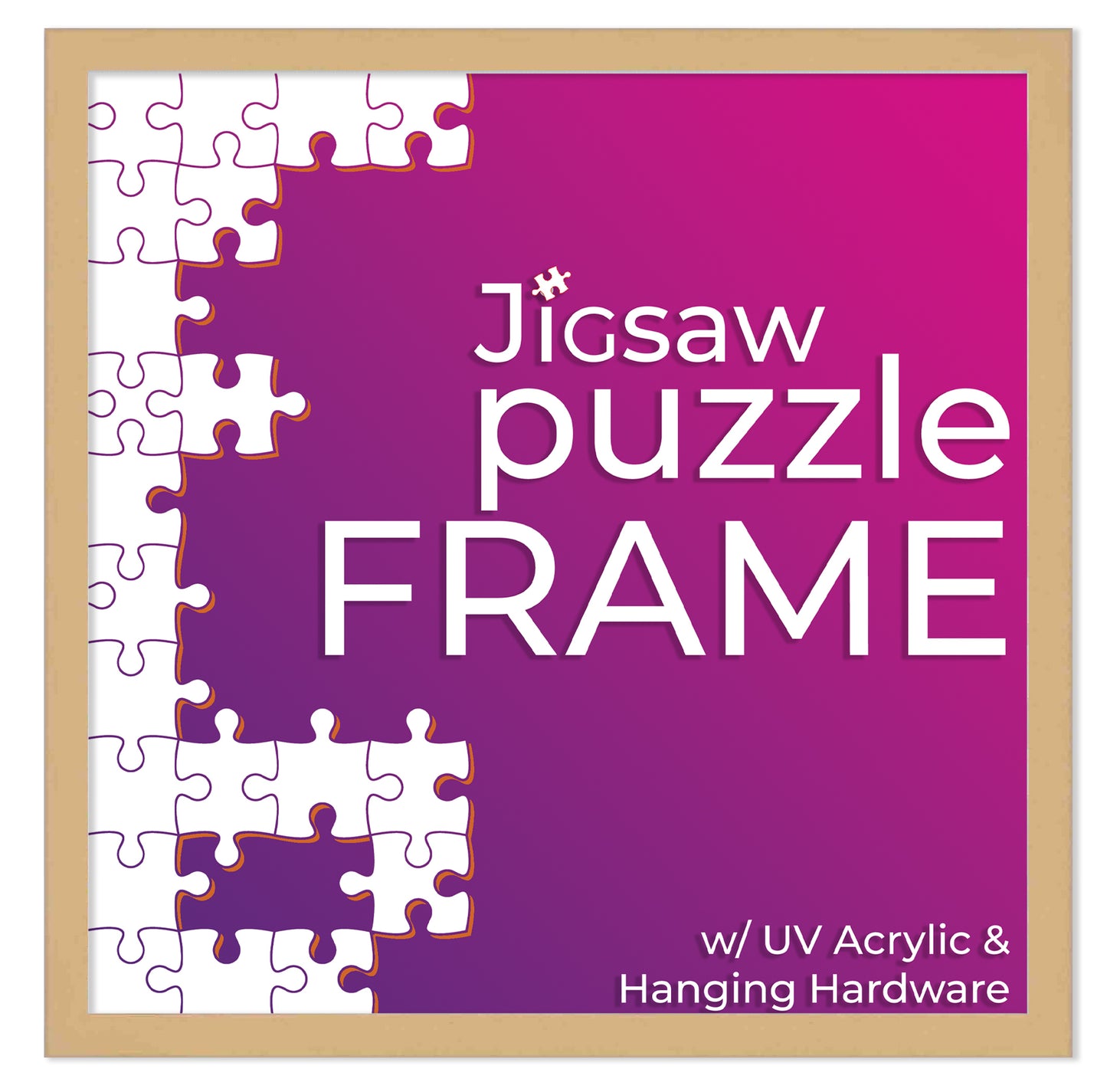 Natural Frame for Jigsaw Puzzles