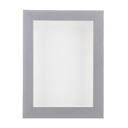 Distressed Black Shadow Box Frame With White Acid-Free Suede Backing
