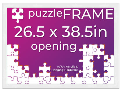 White Frame for Jigsaw Puzzles