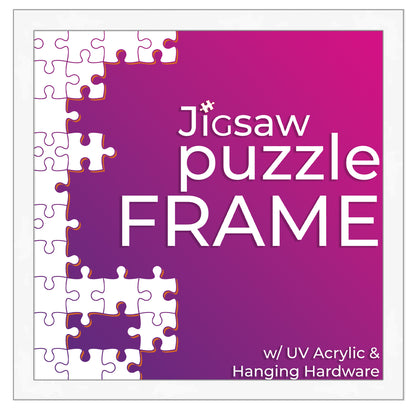 White Frame for Jigsaw Puzzles