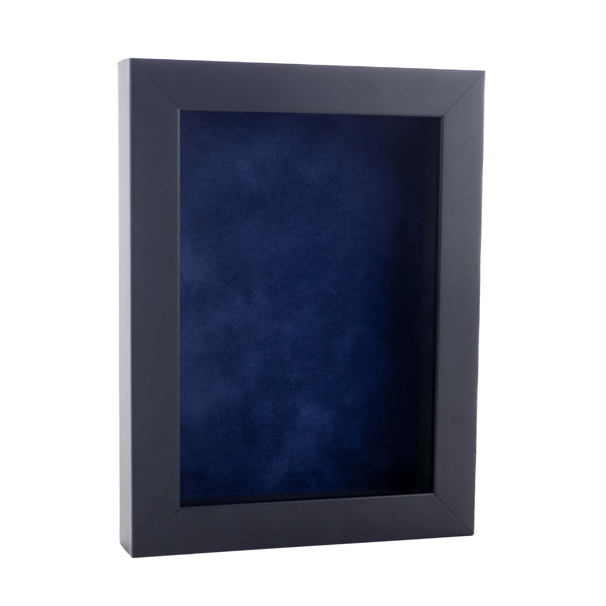 CustomPictureFrames.com 8x8 Shadow Box Frame Painted Black Real
