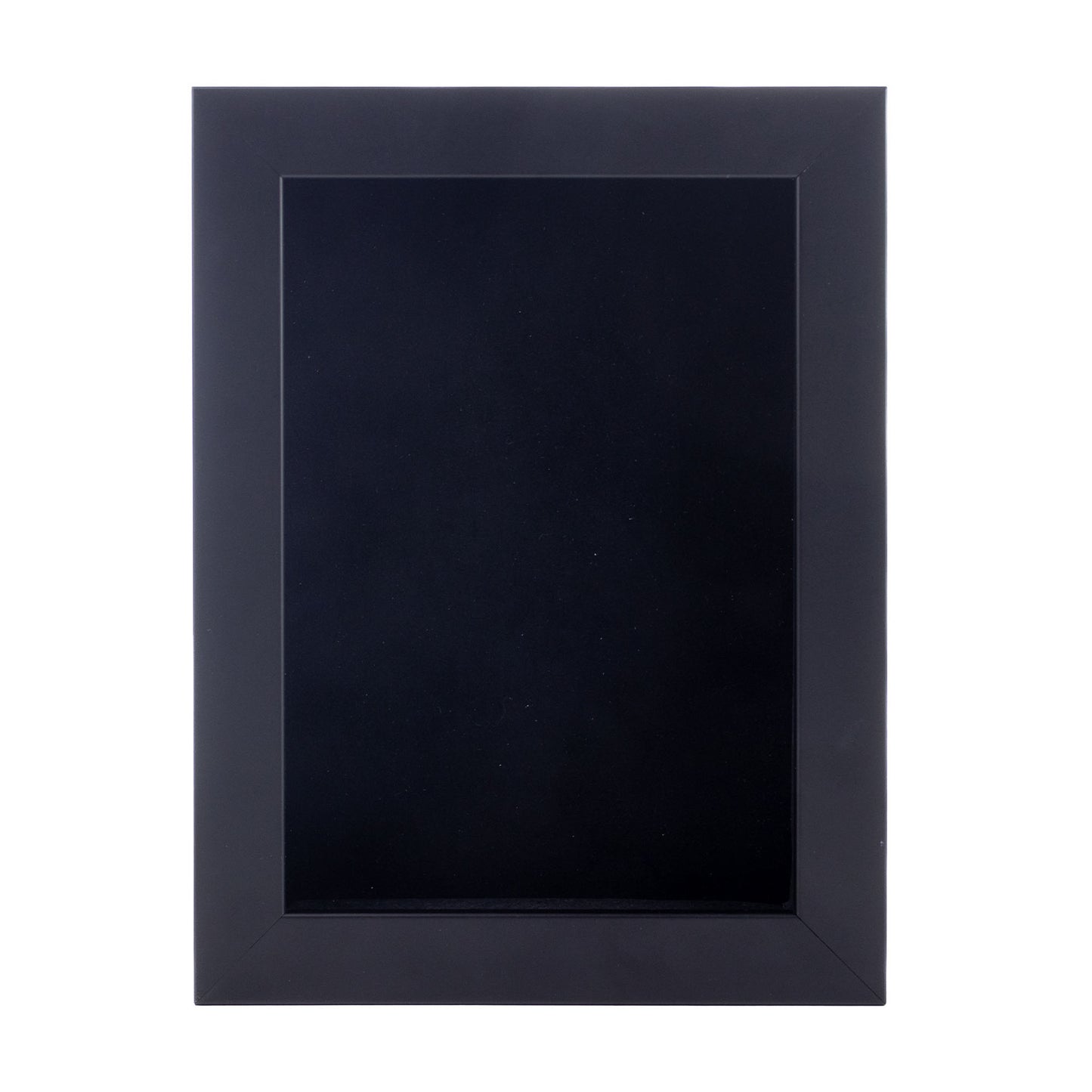 Black Shadow Box Frame With Black Acid-Free Suede Backing