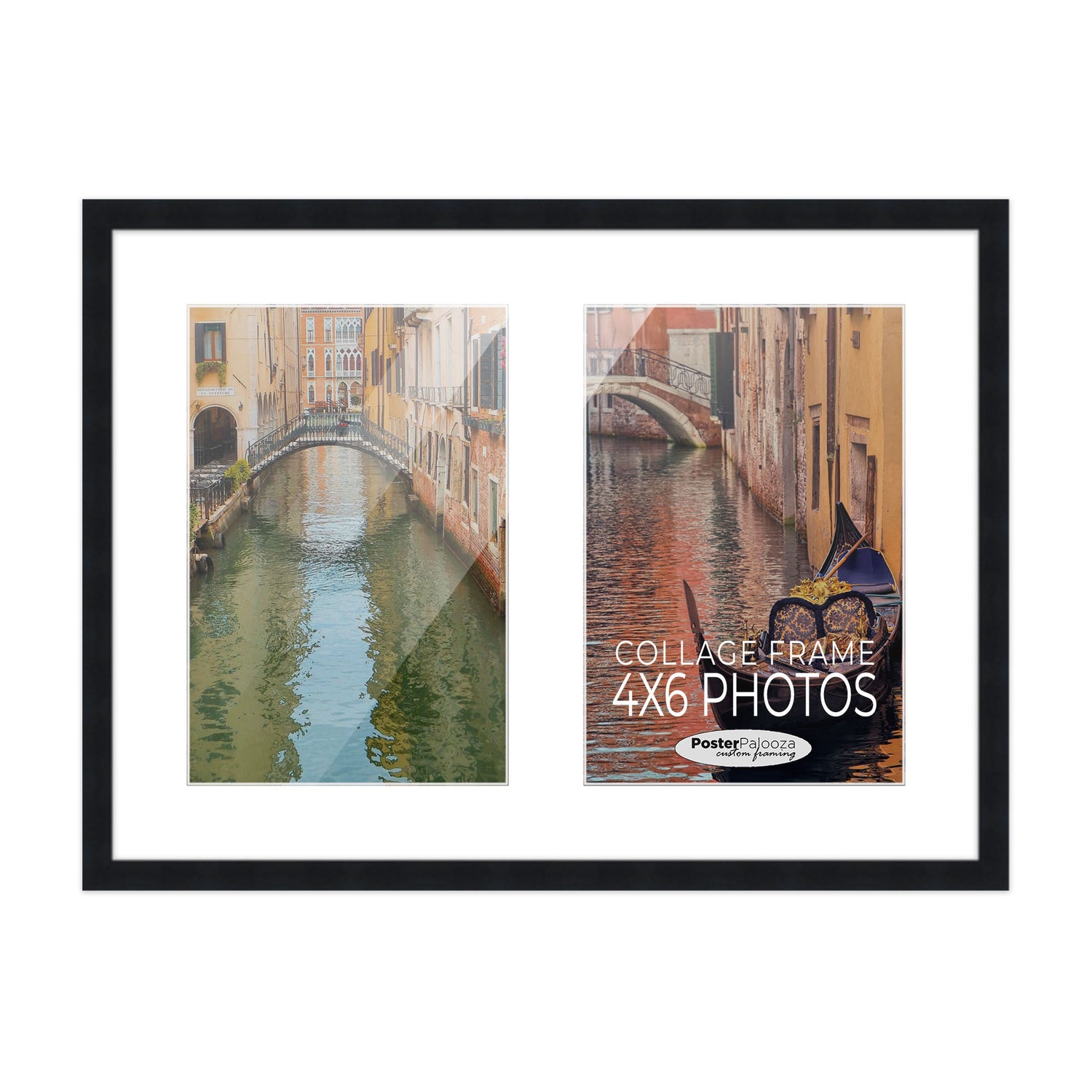 Contemporary Black Wood Picture Frame – PPalooza Poster Palooza 30x40 Contemporary Black Wood Picture Frame Complete with