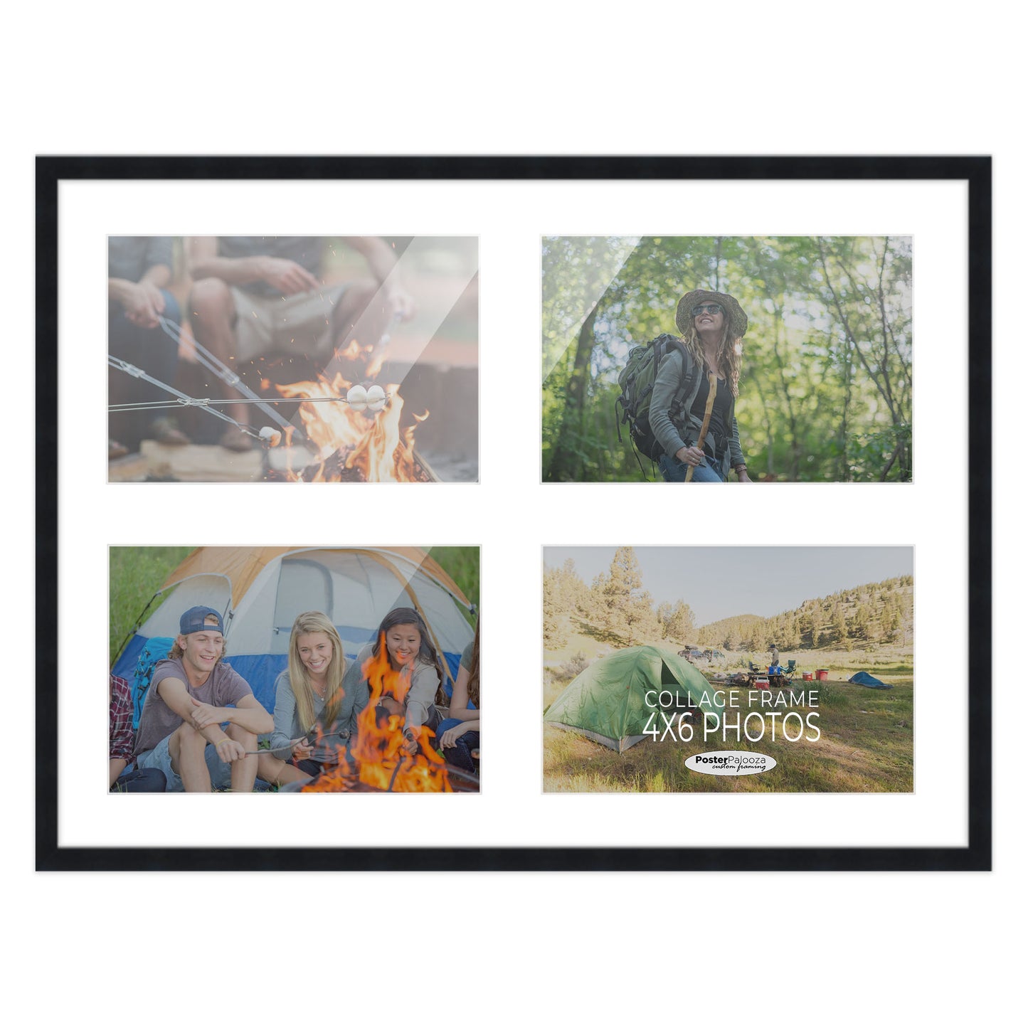 Contemporary Black Wood Picture Frame