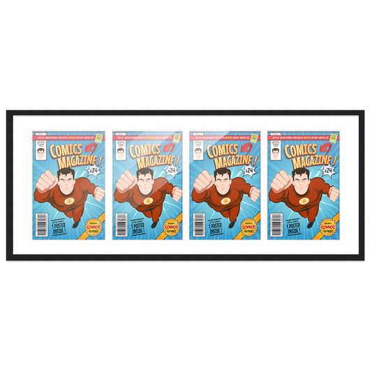 Comic Book Frame for 4 Comic Books