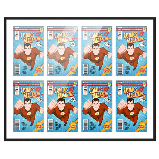 Comic Book Frame for 8 Comic Books