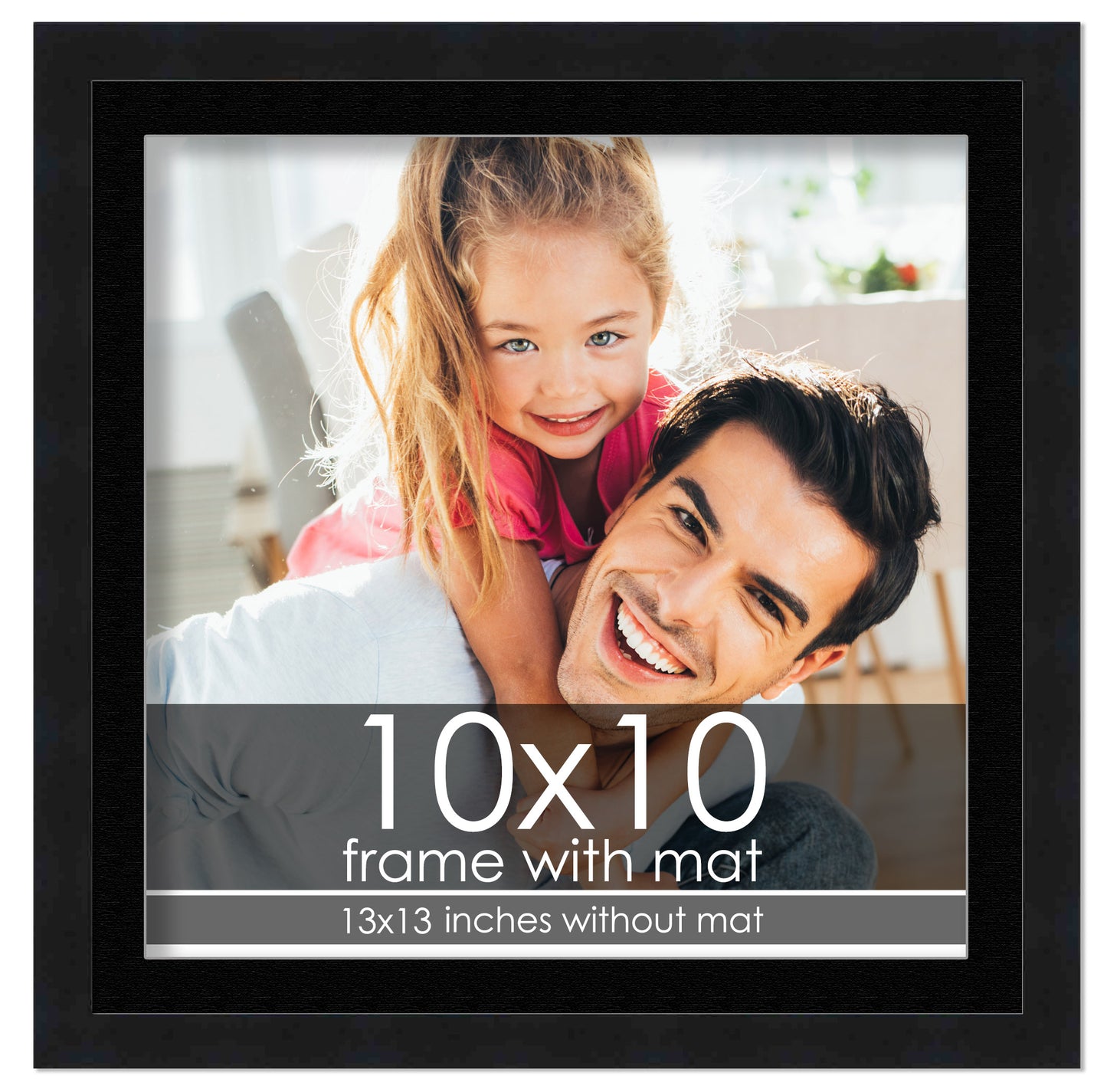 Black Frame with Black Mat