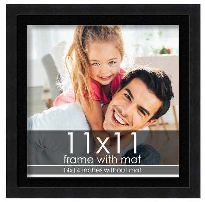 Black Frame with Black Mat