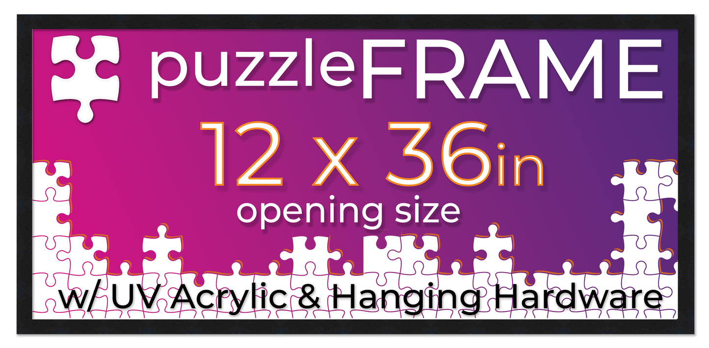 Black Frame for Jigsaw Puzzles