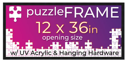 Black Frame for Jigsaw Puzzles