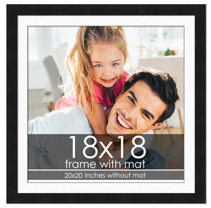 Black Frame with White Mat