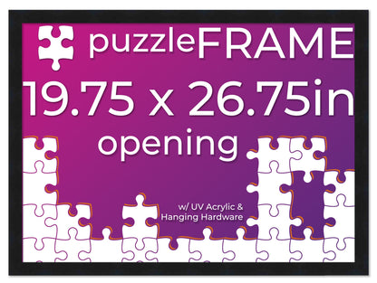 Black Frame for Jigsaw Puzzles