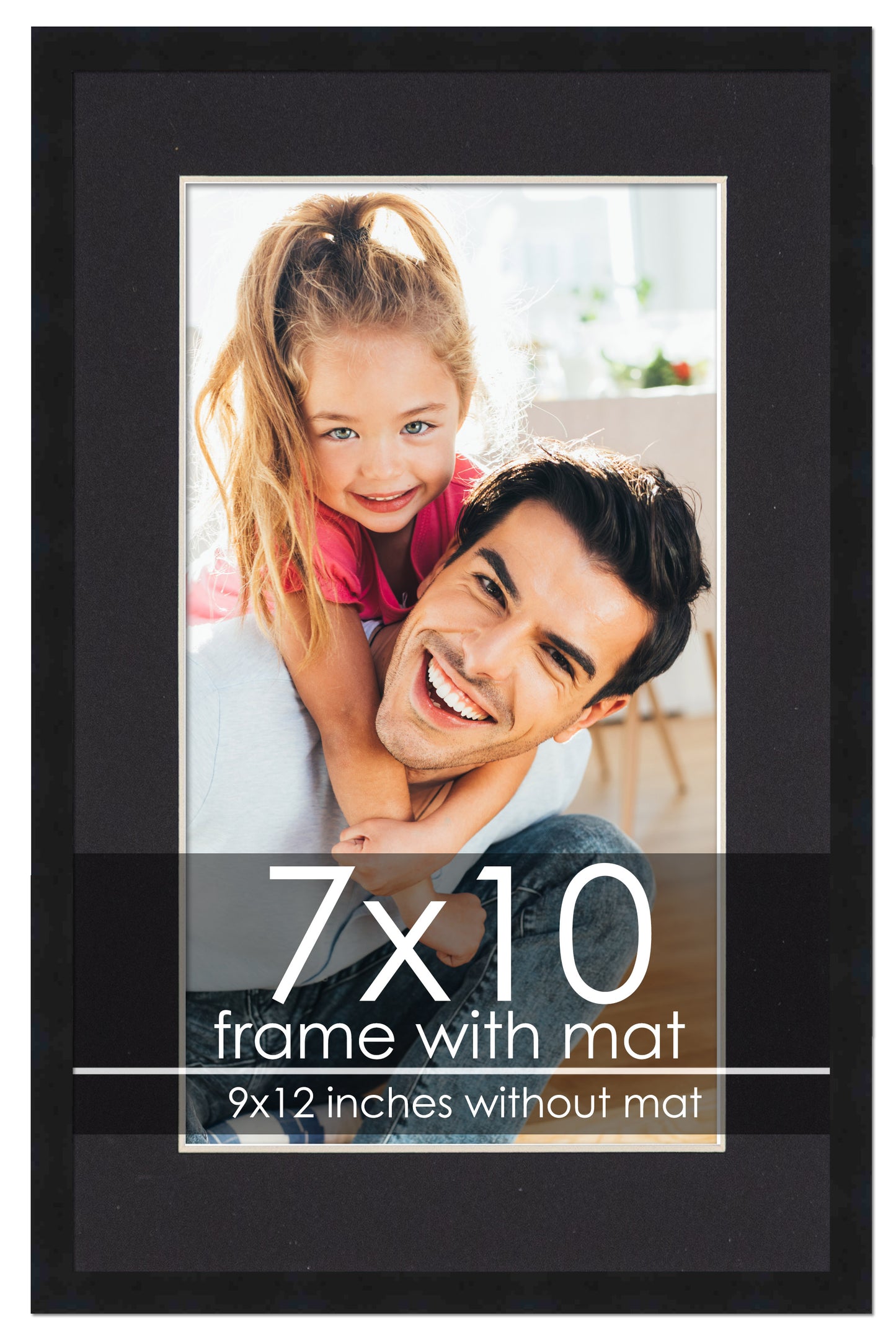Black Frame with Black Mat