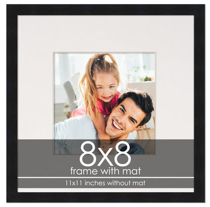Black Frame with White Mat
