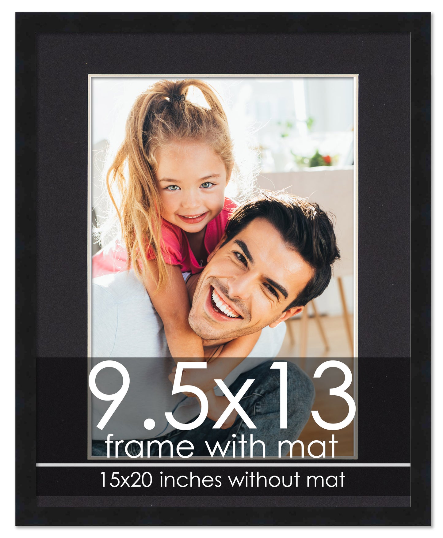 Black Frame with Black Mat