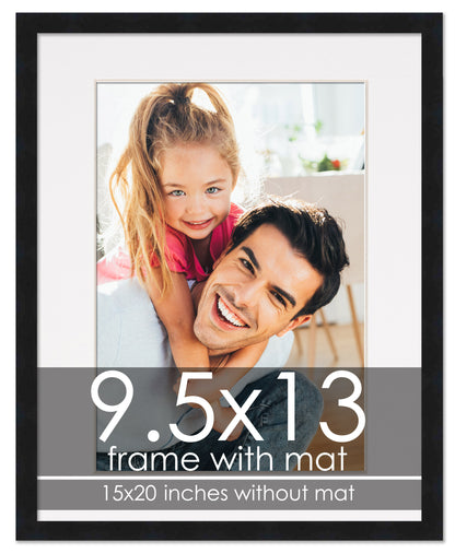 Black Frame with White Mat