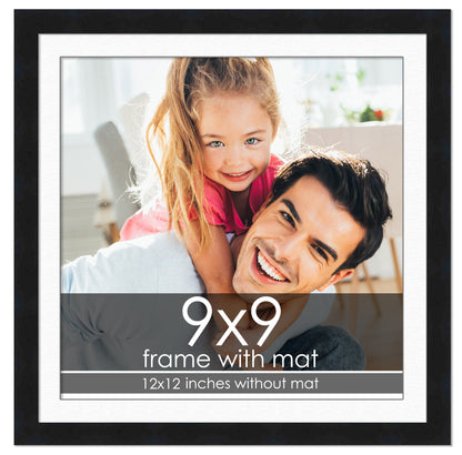 Black Frame with White Mat