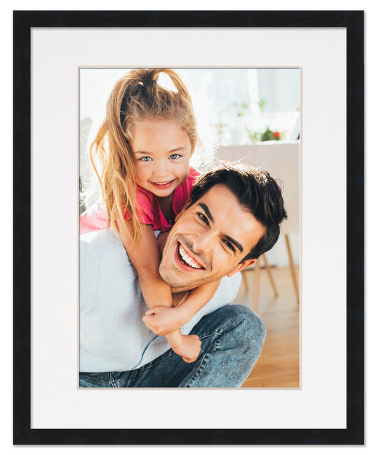 Black Frame with White Mat