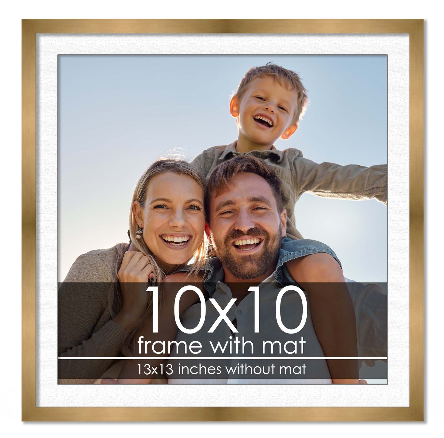 Bronze Frame with White Mat