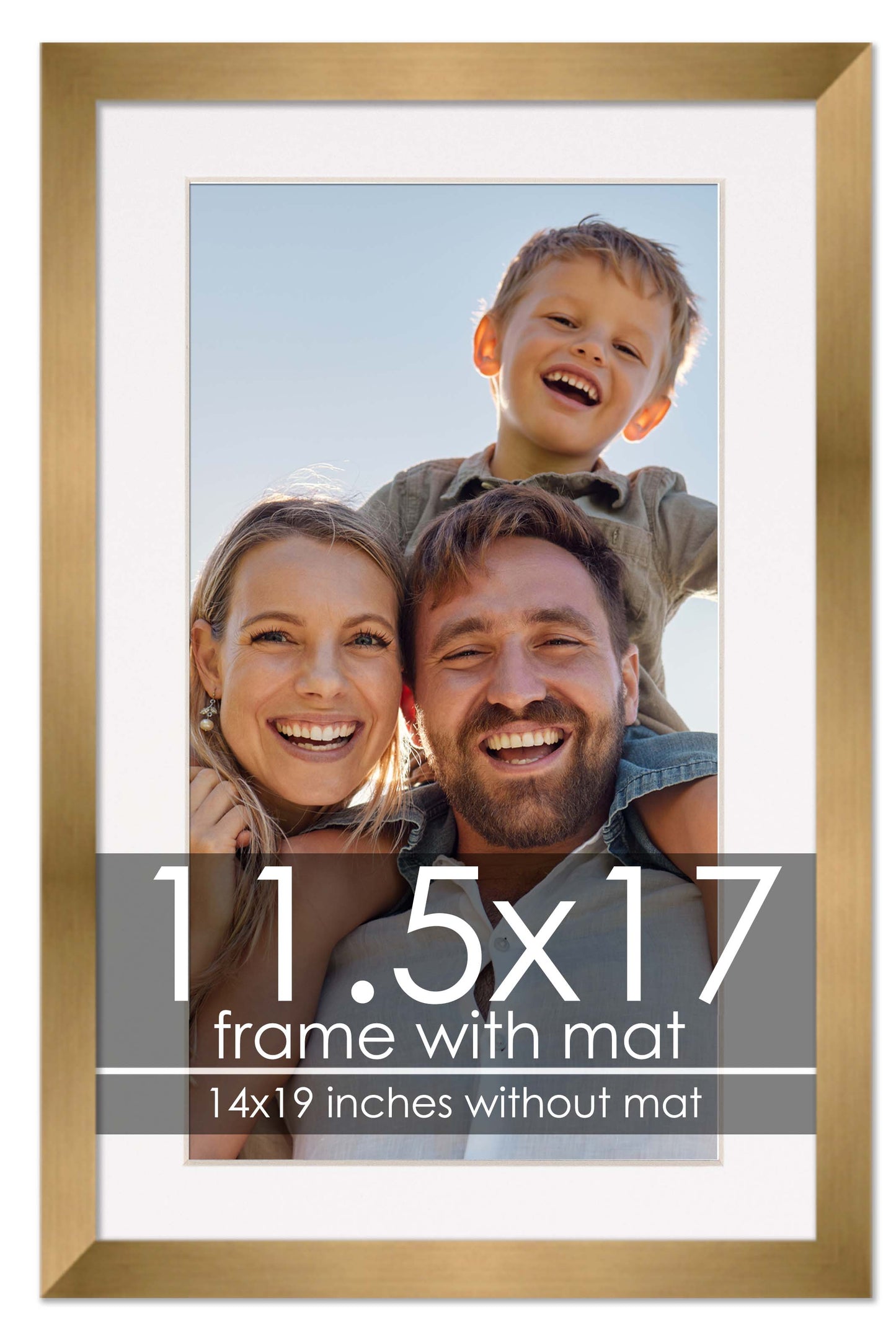 Bronze Frame with White Mat
