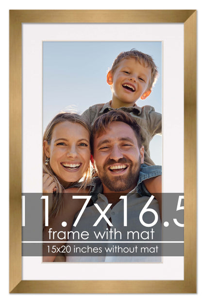 Bronze Frame with White Mat