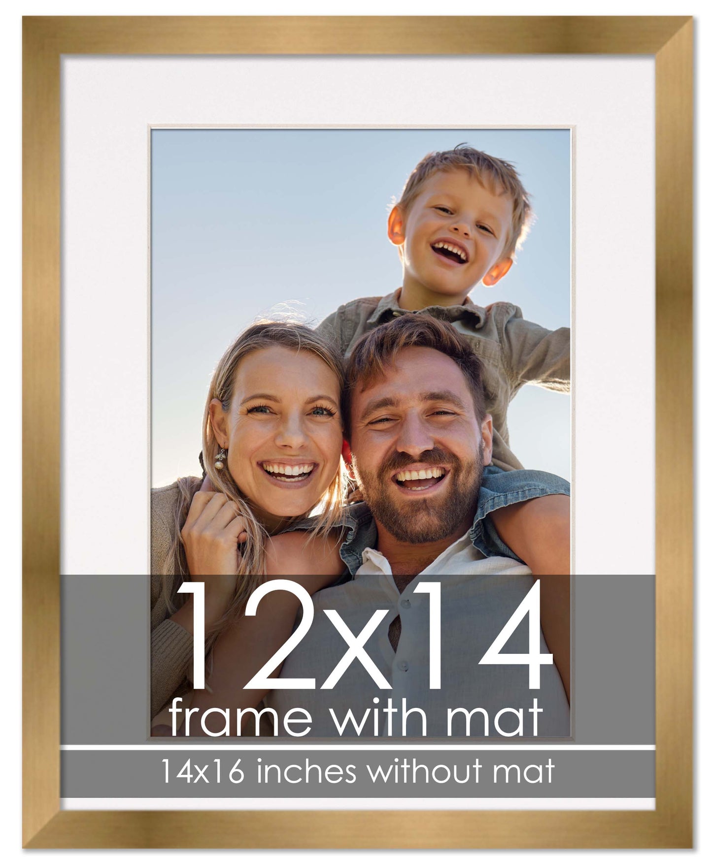 Bronze Frame with White Mat