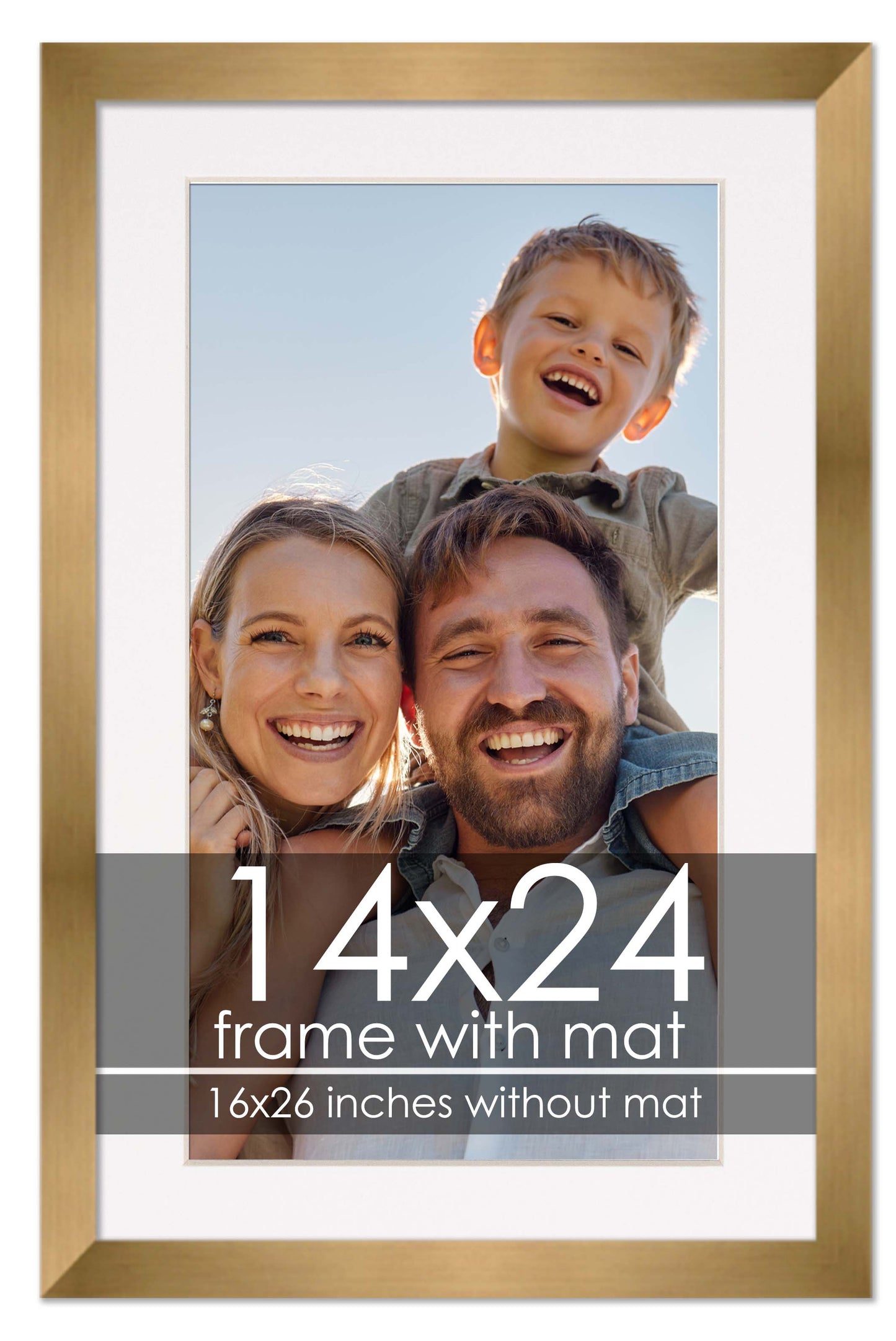 Bronze Frame with White Mat
