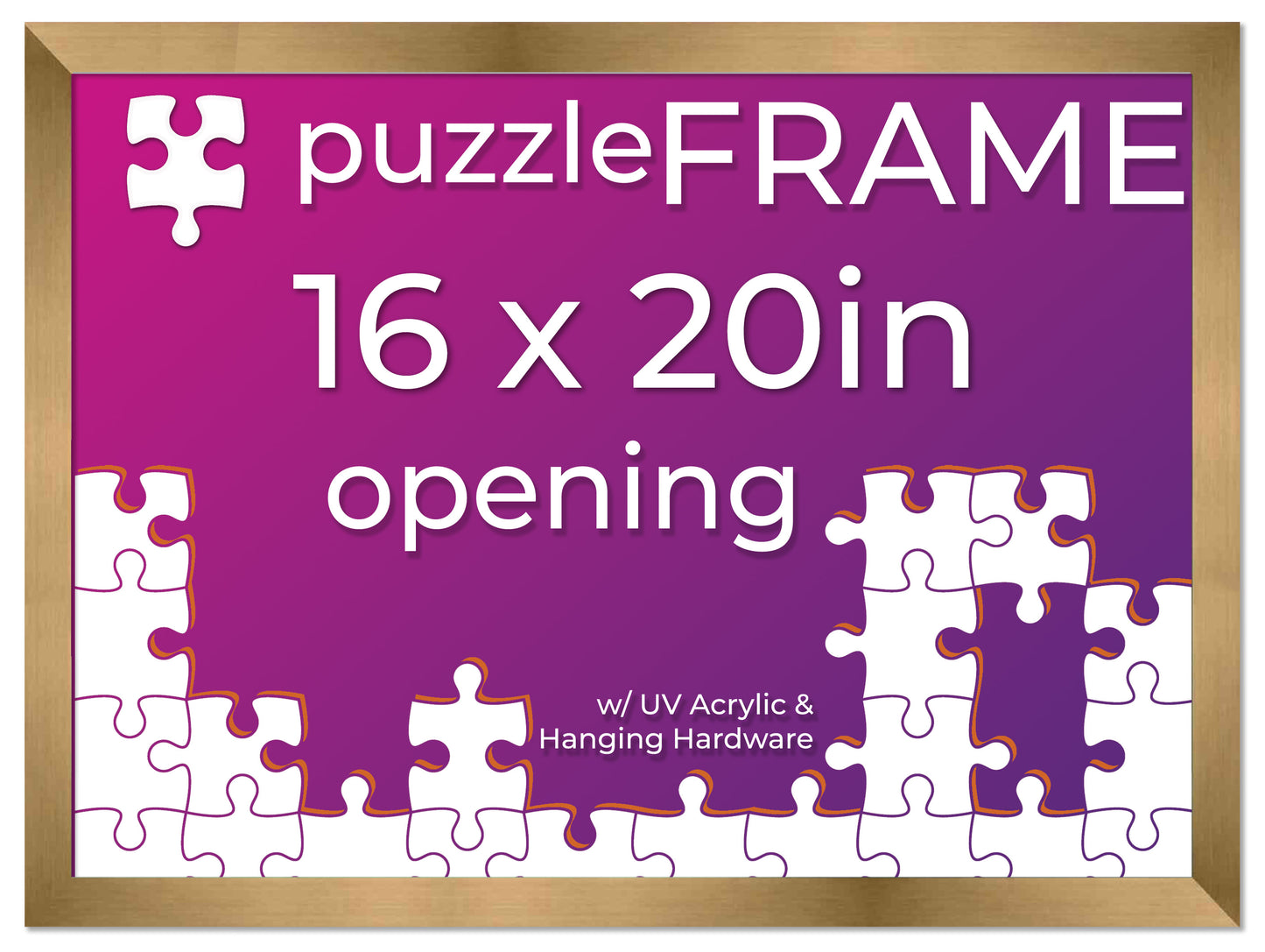 Bronze Frame for Jigsaw Puzzles