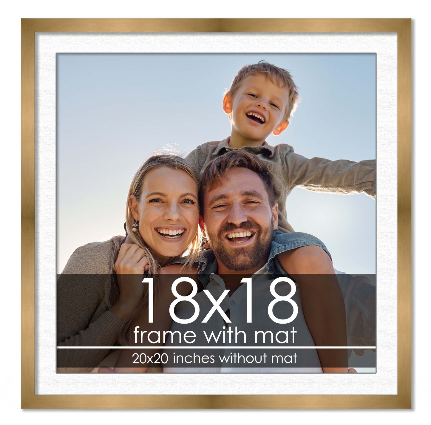 Bronze Frame with White Mat