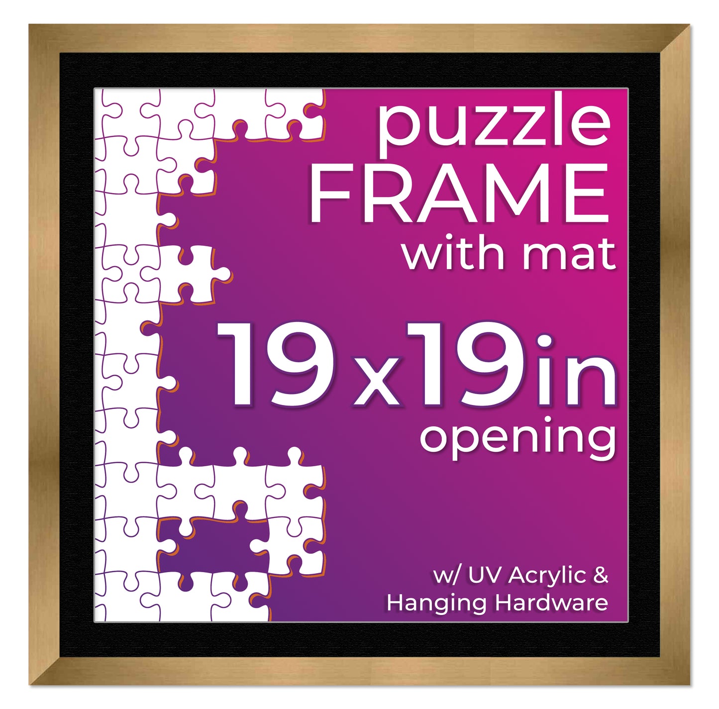 Contemporary Bronze Wood Picture Frame