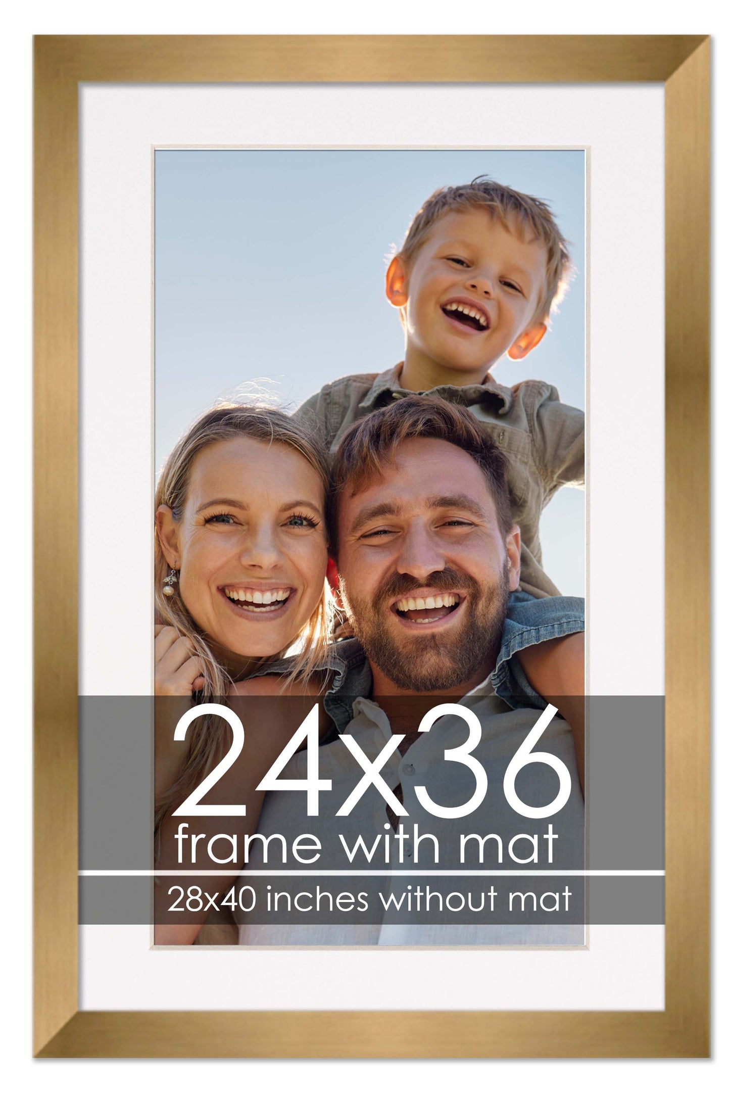 Bronze Frame with White Mat