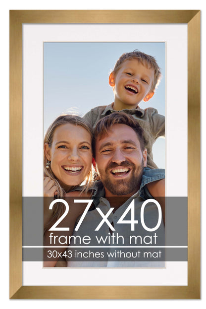 Bronze Frame with White Mat