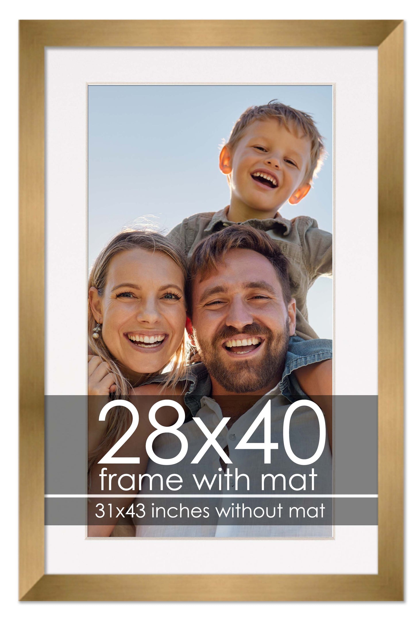 Bronze Frame with White Mat