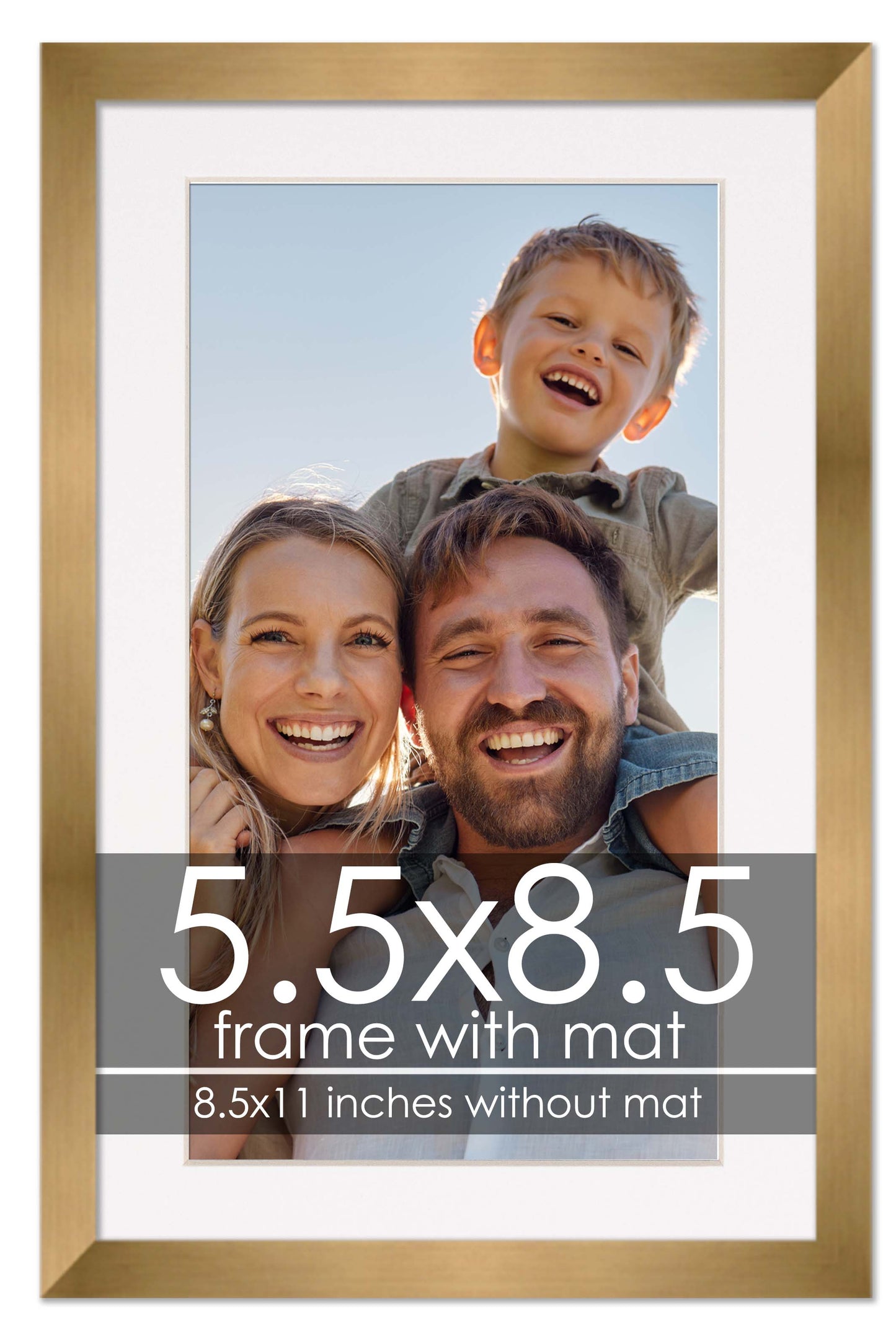 Bronze Frame with White Mat