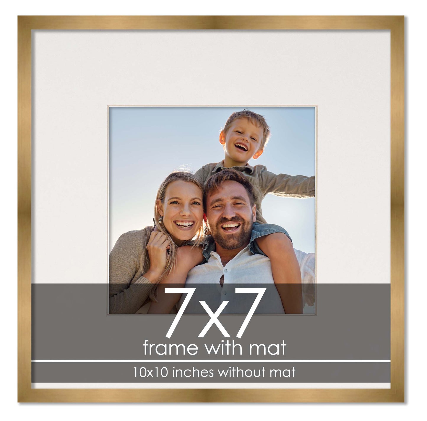 Bronze Frame with White Mat