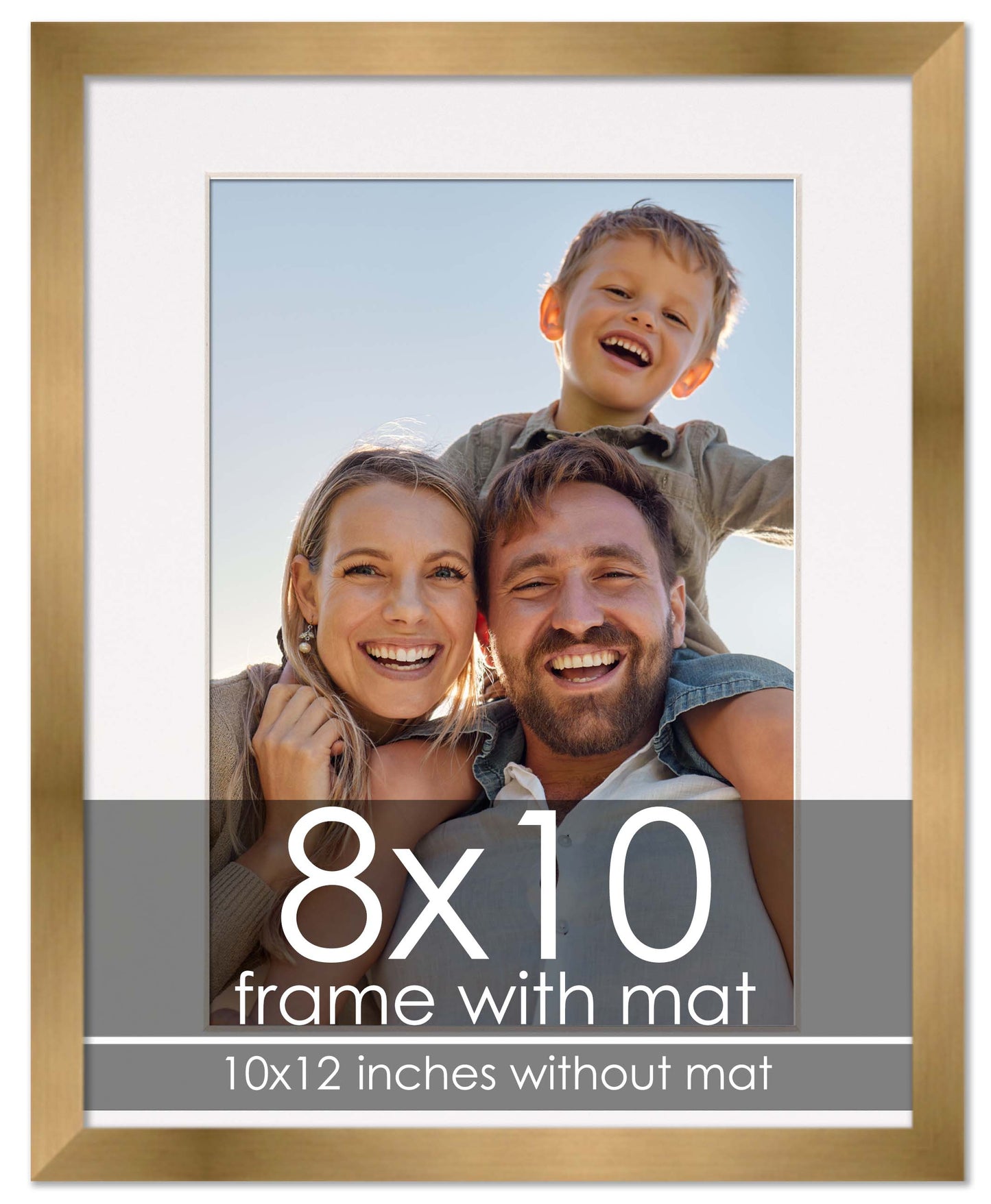 Bronze Frame with White Mat