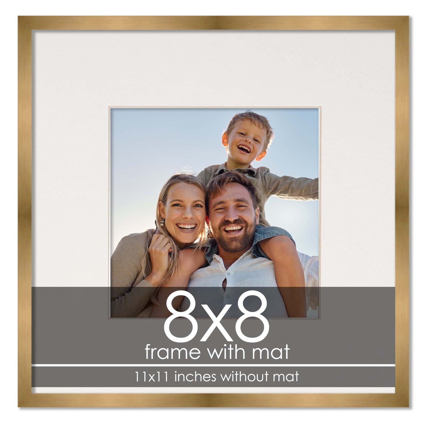 Bronze Frame with White Mat