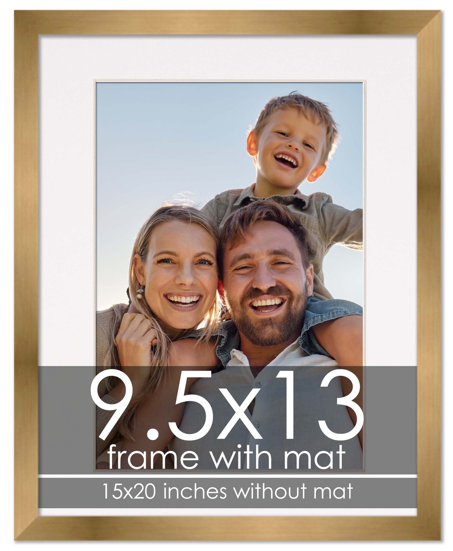 Bronze Frame with White Mat