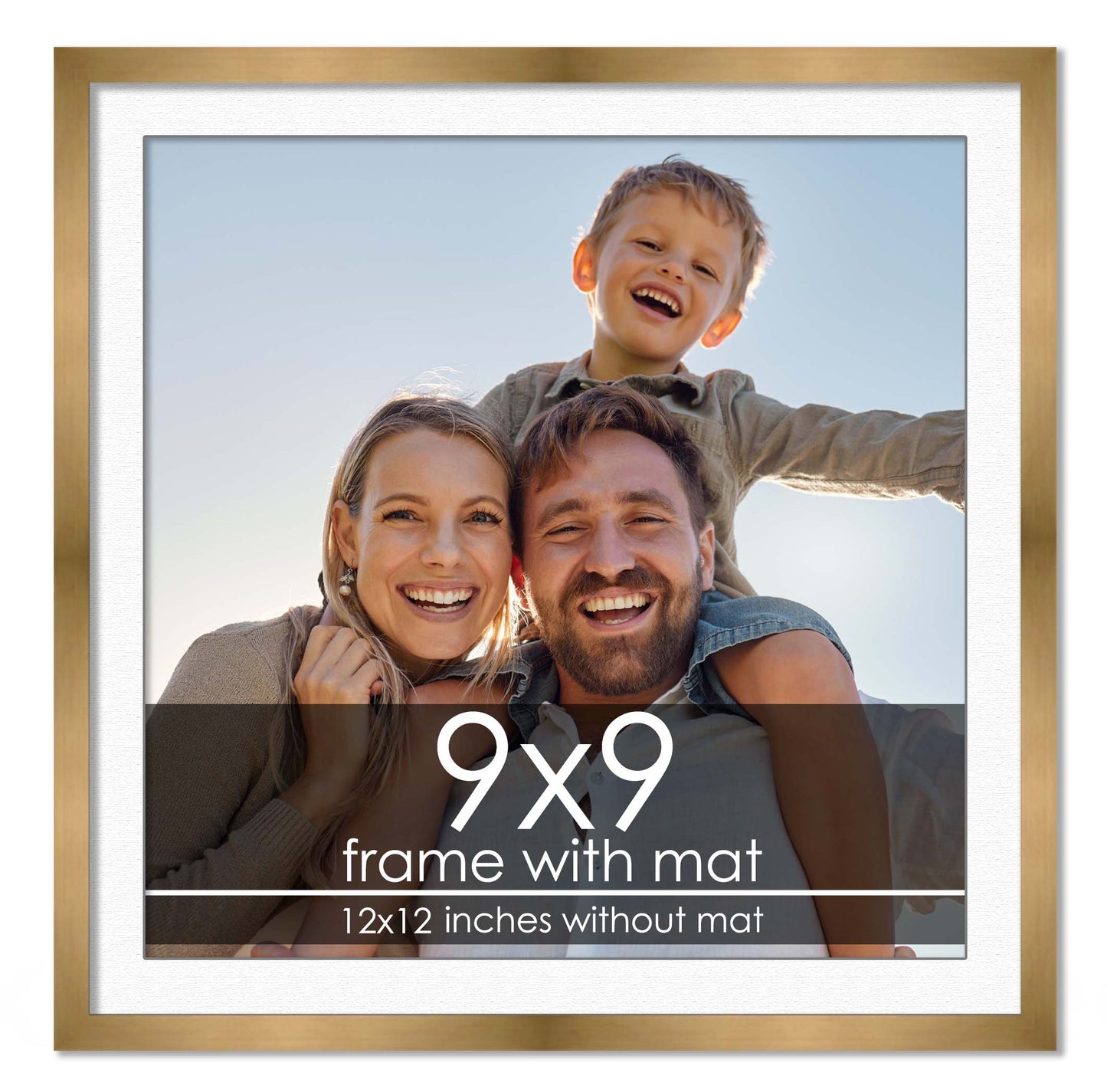 Bronze Frame with White Mat