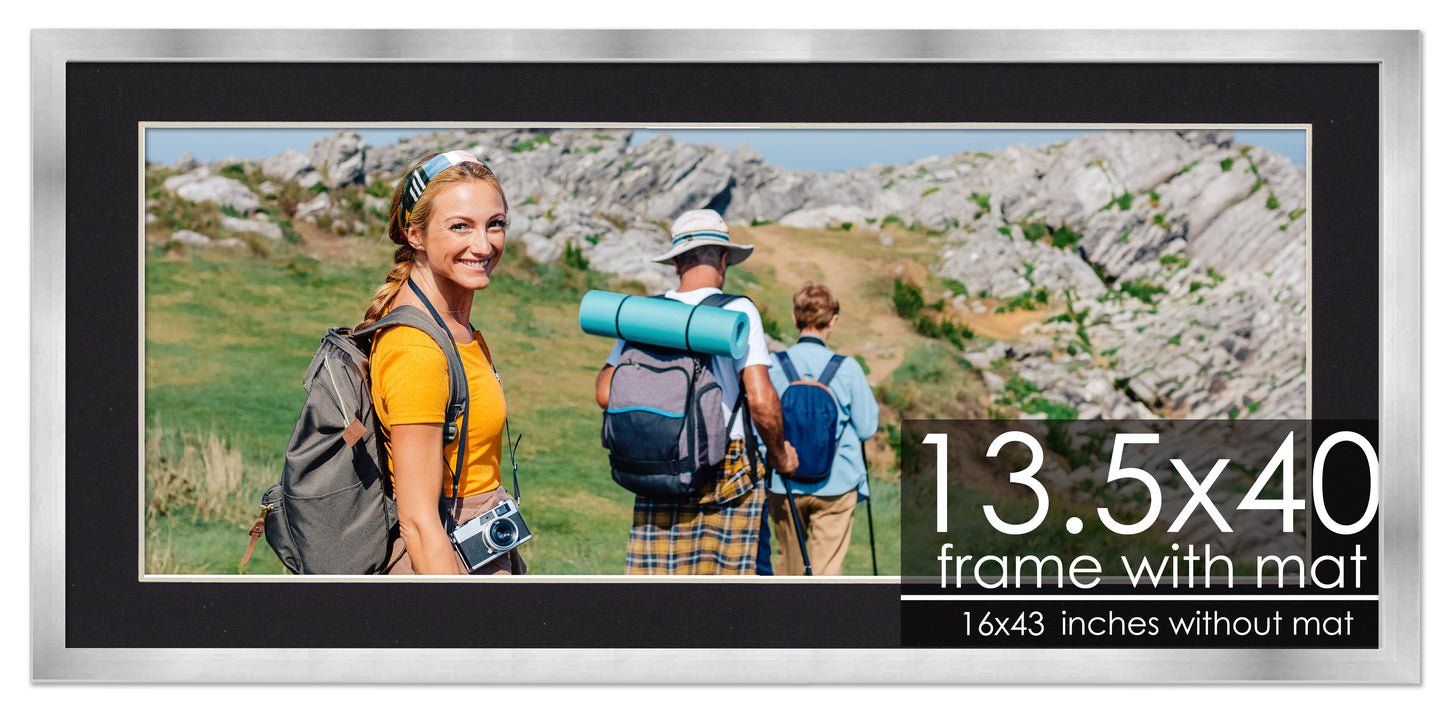 Silver Frame with Black Mat