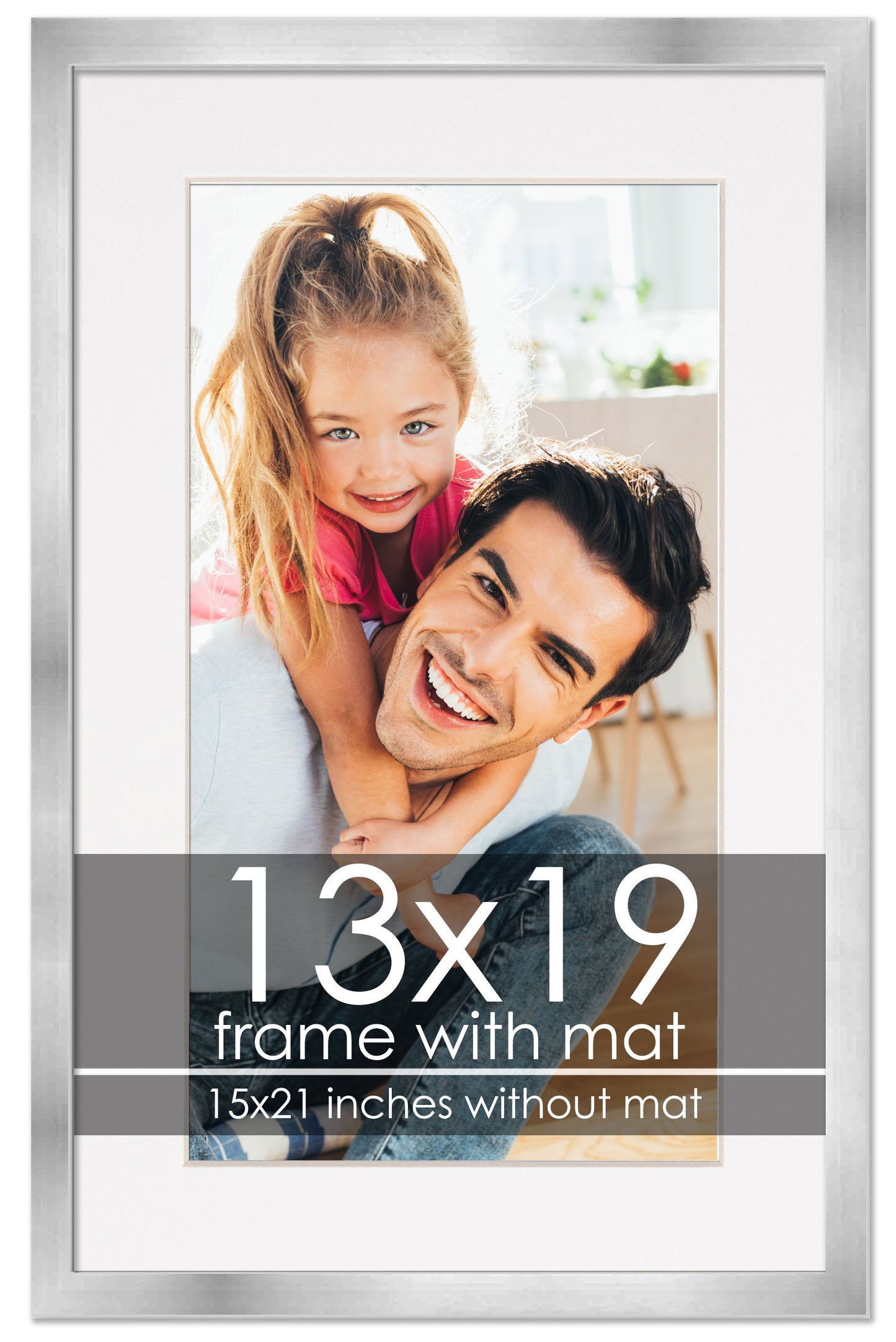 Silver Frame with White Mat
